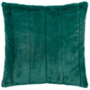 Plain Green Cushions - Empress Faux Fur Cushion Cover Emerald Paoletti