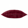 Plain Red Cushions - Empress Faux Fur Cushion Cover Ruby Paoletti