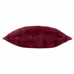 Plain Red Cushions - Empress Faux Fur Cushion Cover Ruby Paoletti