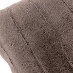 Plain Brown Cushions - Empress Faux Fur Cushion Cover Taupe Paoletti