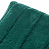 Plain Green Cushions - Empress Faux Fur Cushion Cover Emerald Paoletti