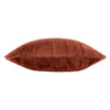 Plain Orange Cushions - Empress Faux Fur Cushion Cover Rust Paoletti