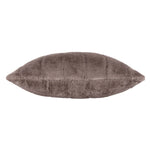 Plain Brown Cushions - Empress Faux Fur Cushion Cover Taupe Paoletti