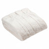 Plain Cream Throws - Empress Faux Fur Throw Cream Paoletti