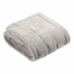 Plain Grey Throws - Empress Faux Fur Throw Grey Paoletti