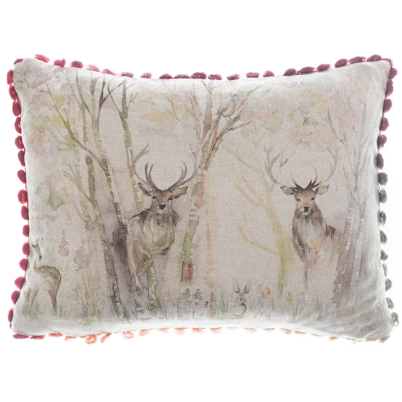 Voyage Maison Enchanted Forest Printed Cushion Cover in Natural