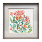 Voyage Maison Enchanting Thistle Framed Print in Nut