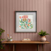 Voyage Maison Enchanting Thistle Framed Print in Nut