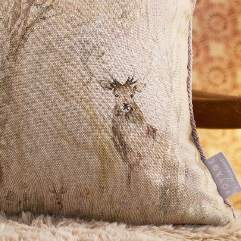  Cushions - Enchanted Forest  Cushion Cover Cream Voyage Maison