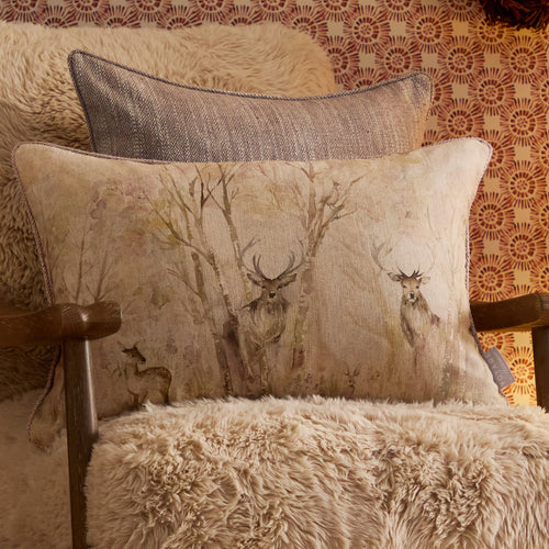  Cushions - Enchanted Forest  Cushion Cover Cream Voyage Maison