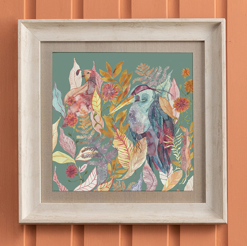 Voyage Maison Ennerdale Forest Framed Print in Birch/Teal