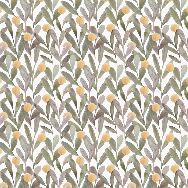 Voyage Maison Enso Printed Cotton Fabric in Amber