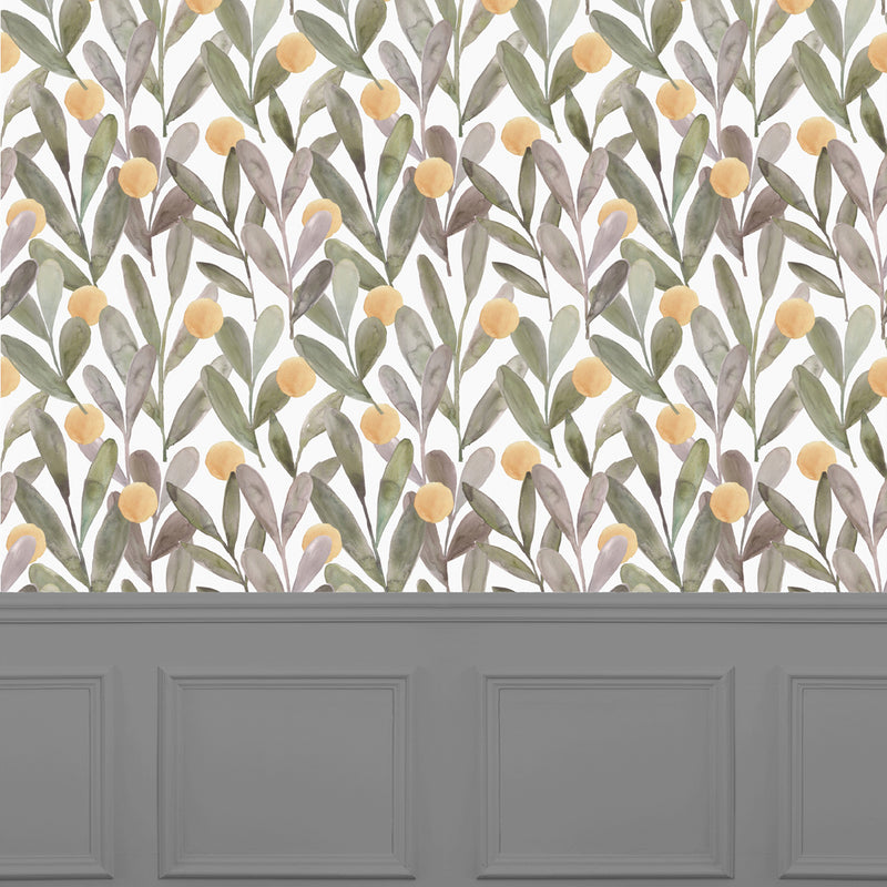 Voyage Maison Enso 1.4m Wide Width Wallpaper in Amber