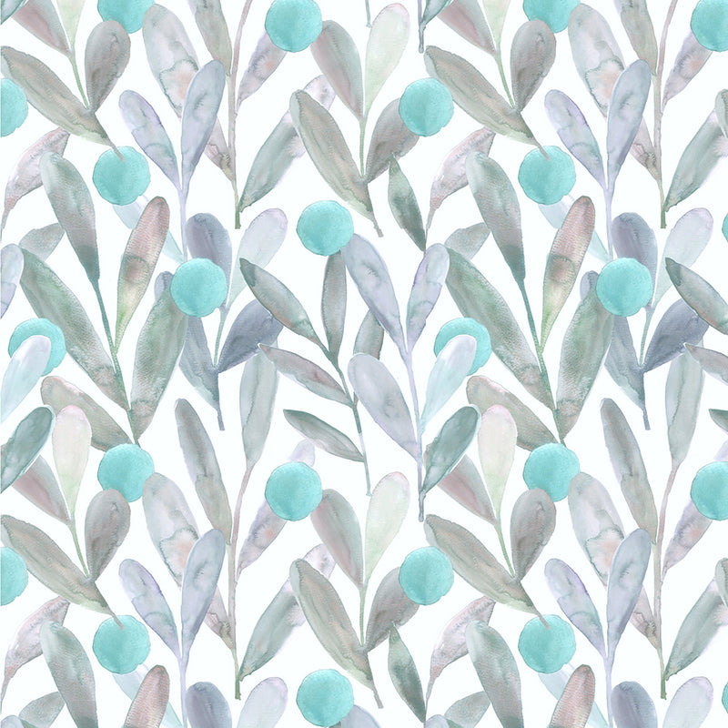 Voyage Maison Enso 1.4m Wide Width Wallpaper in Aqua