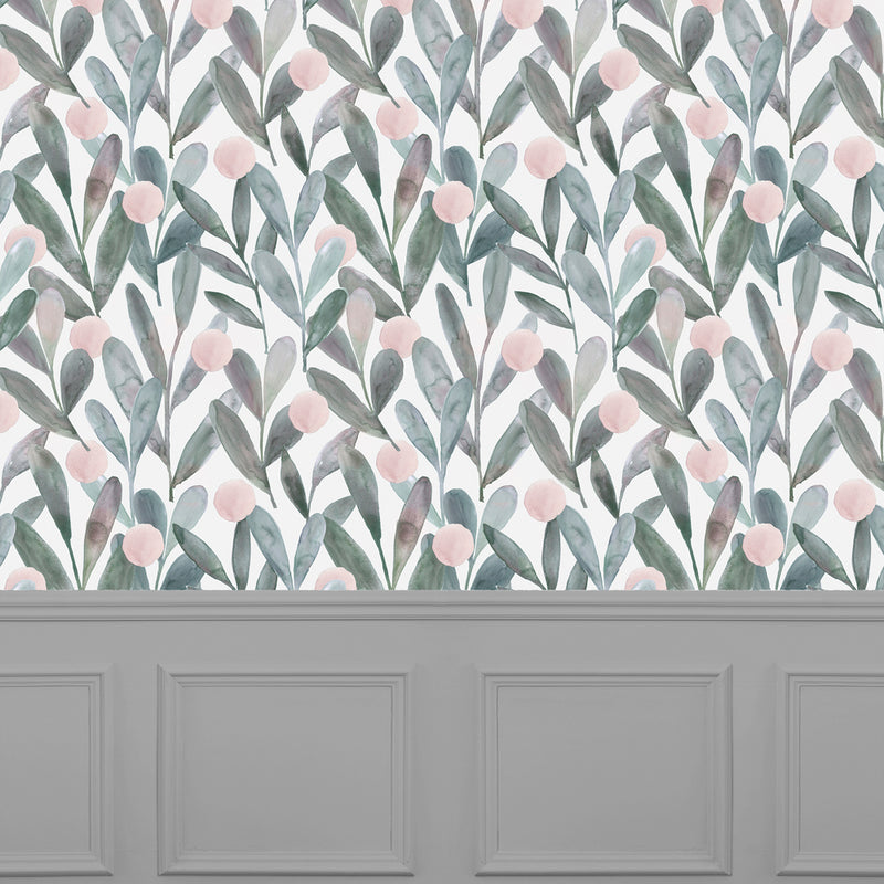 Voyage Maison Enso 1.4m Wide Width Wallpaper in Granite