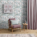 Voyage Maison Enso 1.4m Wide Width Wallpaper in Mauve