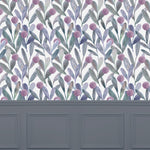 Voyage Maison Enso 1.4m Wide Width Wallpaper in Violet