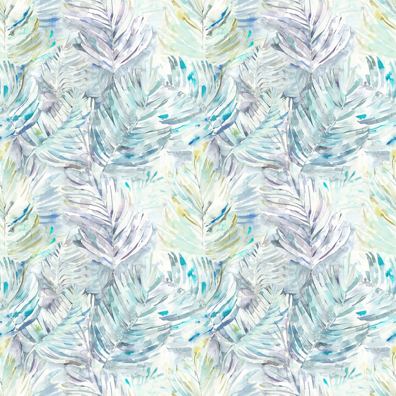 Voyage Maison Equador Printed Cotton Fabric in Pacific