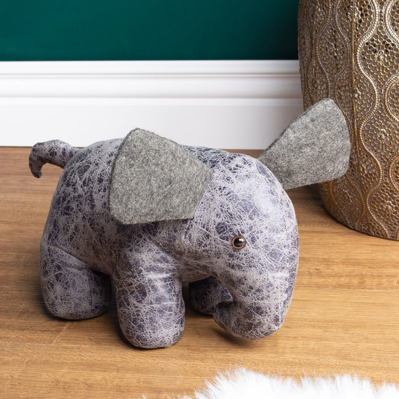 Paoletti Ernest Elephant Door Stop in Grey