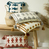 furn. Esme Tufted Cotton Cushion Cover in Ginger