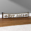 furn. Mosaic Message Established 2023 Draught Excluder in White/Black