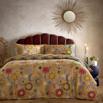 Abstract Gold Bedding - Ethereal  Star Reversible Duvet Cover Set Gold Dust furn.