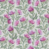 Voyage Maison Ettrick Printed Cotton Fabric in Fuchsia Cream