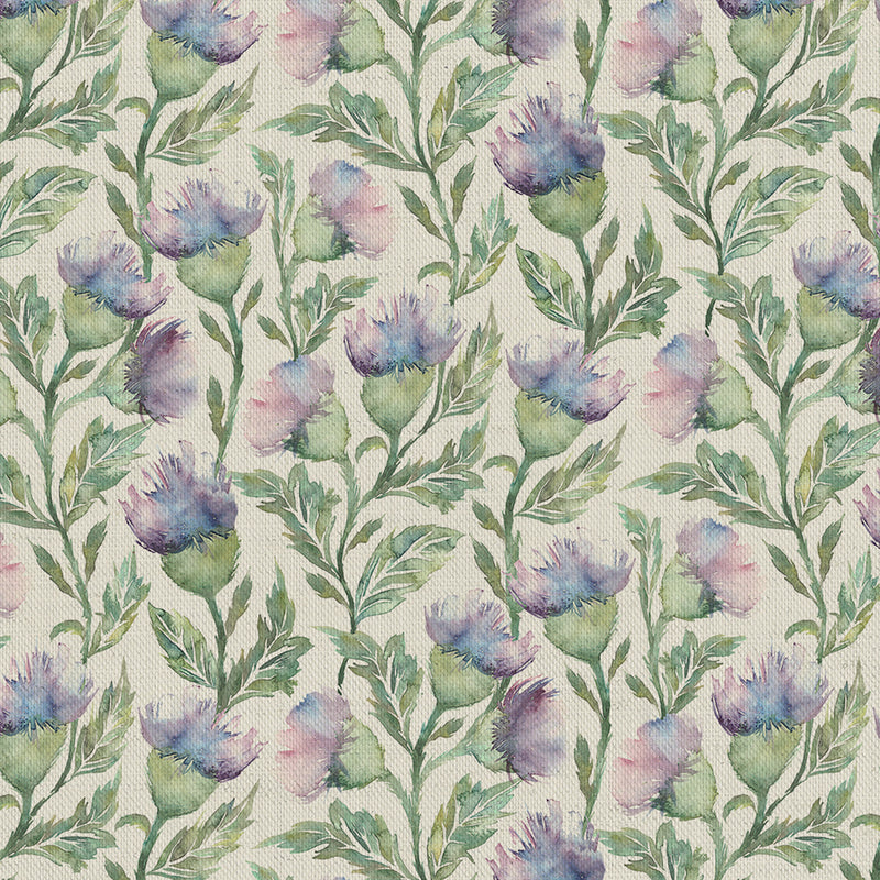 Voyage Maison Ettrick Printed Cotton Fabric in Heather