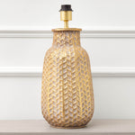Evanora Lamp Base Gold/Whitewash