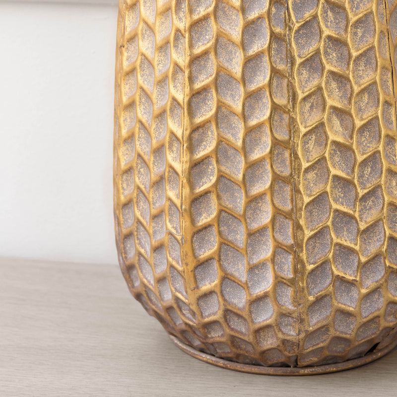 Geometric Gold Lighting - Evanora  Lamp Base Gold/Whitewash Voyage Maison