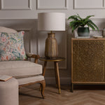 Geometric Gold Lighting - Evanora  Lamp Base Gold/Whitewash Voyage Maison