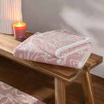 furn. Everybody Abstract Jacquard Towels in Blush