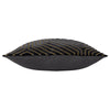 Paoletti Evoke Cut Velvet Cushion Cover in Black