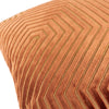 Paoletti Evoke Cut Velvet Cushion Cover in Brick