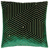 Paoletti Evoke Cut Velvet Cushion Cover in Emerald