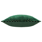 Paoletti Evoke Cut Velvet Cushion Cover in Emerald