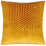 Paoletti Evoke Cut Velvet Cushion Cover in Gold