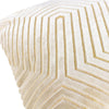 Paoletti Evoke Cut Velvet Cushion Cover in Ivory