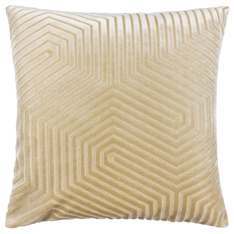 Paoletti Evoke Cut Velvet Cushion Cover in Ivory