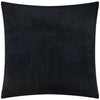 Geometric Black Cushions  - Evoke Cut Velvet Cushion Cover Black Paoletti