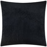 Geometric Black Cushions  - Evoke Cut Velvet Cushion Cover Black Paoletti