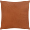 Geometric Orange Cushions  - Evoke Cut Velvet Cushion Cover Brick Paoletti