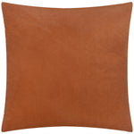 Geometric Orange Cushions  - Evoke Cut Velvet Cushion Cover Brick Paoletti