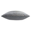 Geometric Grey Cushions  - Evoke Cut Velvet Cushion Cover Charcoal Paoletti