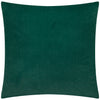 Geometric Green Cushions  - Evoke Cut Velvet Cushion Cover Emerald Paoletti