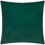 Geometric Green Cushions  - Evoke Cut Velvet Cushion Cover Emerald Paoletti