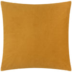 Geometric Yellow Cushions  - Evoke Cut Velvet Cushion Cover Gold Paoletti