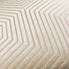 Geometric Cream Cushions  - Evoke Cut Velvet Cushion Cover Ivory Paoletti