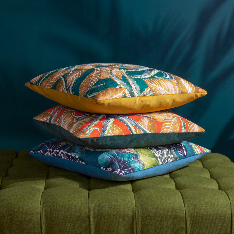 Wylder Ebon Wilds Sekua Cushion Cover in Teal