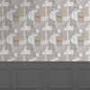 Voyage Maison Explorer 1.4m Wide Width Wallpaper in Sepia